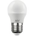 Лампа светодиодная REV G45 Е27 9W 6500K холодный белый свет шар 32519 2