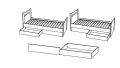  Олимп-мебель Ящик для кровати Олимп