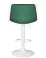 Стул барный Dobrin TAILOR WHITE, зеленый велюр (MJ9-88)