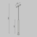 Подвесной светильник Maytoni Technical TR257-4-7WTW-M-W