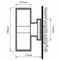 Накладной светильник Jazzway PWL-300110/30D 2x12w 6500K BL
