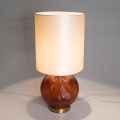 Настольная лампа Cloyd ARBUSS T1 / выс. 61 см - латунь - коричнев. стекло (арт.30119)
