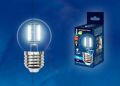 Лампа светодиодная Uniel LED-G45-6W/NW/E27/CL PLS02WH картон