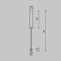 Крепление для трека Maytoni TRA159C-BB1-PT