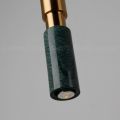 Подвесной светильник Cloyd SEQUEL P1 / латунь - зелен.камень (арт.10454)