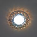 Точечный светильник Fametto DLS-P116 GU5.3 CHROME/COGNAC Peonia