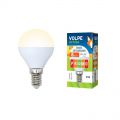 Лампа светодиодная Volpe LED-G45-8W/WW/E14/FR/O картон