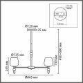 Люстра на штанге Lumion MODERNI 8426/6C