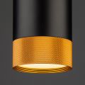 Подвесной светодиодный светильник Elektrostandard 50164/1 LED черный/золото 4690389144028
