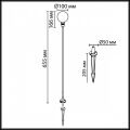 Наземный низкий светильник Odeon Light DANDE 7121/2GL