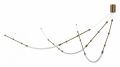 Подвесной светильник Indigo Corda 14010/3P Brass