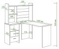  Merdes Стол компьютерный Домино Lite СКЛ-Угл130+НКЛ-120