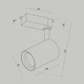 Трековый cветильник Maytoni Vuoro TR003-1-10W4K-M-W