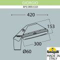 Консольный светильник Fumagalli GUIZEPPE 4P2.000.G10.WYF1R