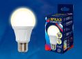  Uniel Лампа светодиодная (UL-00005030) E27 13W 3000K матовая LED-A60 13W/3000K/E27/FR PLP01WH