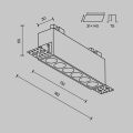 Встраиваемый светильник Maytoni Points DL065-12W3-6K-TRS-W