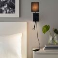 Reluce Бра с подсветкой 86210-9.2-001KT LED3W+E14 BK