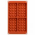  Silikomart Форма для выпечки (13x8.1x1.7 см) Waffel Classic 26.155.00.0065