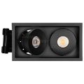  Arlight Светильник CL-SIMPLE-S148x80-2x9W Warm3000 (BK, 45 deg)