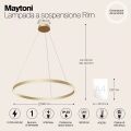 Подвесной светильник Maytoni Rim MOD058PL-L42BS4K