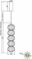 Подвесной светильник Maytoni Golden Cage MOD216PL-L10G3K