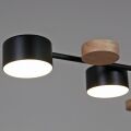 Reluce Люстра на штанге 03758-0.3-06 BK+WOOD GX53