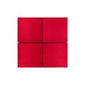 INTELLIGENT ARLIGHT Кнопочная панель KNX-304-23-IN Rose Red (BUS, Frameless) ( Arlight , IP20 Металл, 2 года)