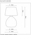Настольная лампа декоративная Lucide Ramzi 47506/81/38
