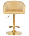 Стул барный Dobrin LM-5025 DARCY GOLD, песочный велюр (1922-3)