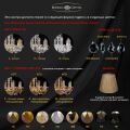 Подвесная люстра Bohemia Ivele Crystal 1402 1402/16+8/360 G M731