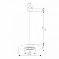 Подвесной светильник Eurosvet Kontur 40030/1 LED черный