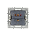 Механизм выключателя двухклавишный непроходной SWT-MK02-PL-BK (250V, 16A) ( Arlight , -)