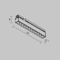 Накладной светильник Maytoni Points O-TR02-2-S-12WB3K