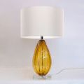 Настольная лампа Cloyd CEREUS T1 / бел. - выс. 58 см - янтарн. стекло (арт.30042)