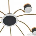 Потолочная люстра Arte Milano Ferrara-71040 272040/10 BK/GD