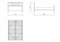  Шведский Стандарт Кровать полутораспальная Сага