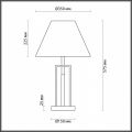 Настольная лампа декоративная Lumion Fletcher 5290/1T