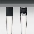 Подвесной светодиодный светильник Ideal Lux Fluo Wide 1800 3000K Black