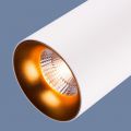 Подвесной светодиодный светильник Elektrostandard DLS021 9+4W 4200К белый матовый/золото 4690389144271