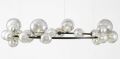 Подвесная люстра Lumina Deco MERIDO LDP 7033-24 BK+GY