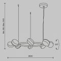 Подвесная люстра Maytoni Mind MOD299PL-L80BC3K