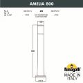 Наземный низкий светильник Fumagalli Amelia DR2.575.000.AYF1R