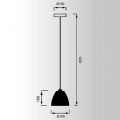 Подвесной светильник Zumaline Pico MD9023-1S(BLACK)