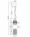 Подвесной светильник Maytoni Pattern MOD267PL-L28CH3K