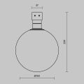 Накладной светильник Maytoni Luna O-TR01-2-S-9WB3K