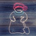  Neon-Night Панно световое [94x63 см] Снеговик с лопатой NN-501 501-321