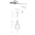 Подвесной светильник Wedo Light Varczi 66683.01.93.01