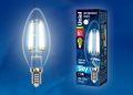 Лампа светодиодная Uniel LED-C35-6W/NW/E14/CL PLS02WH картон