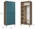  Компасс-мебель Шкаф платяной Велламо ВО-06