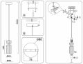 Подвесной светильник Ambrella Light LH LH56111